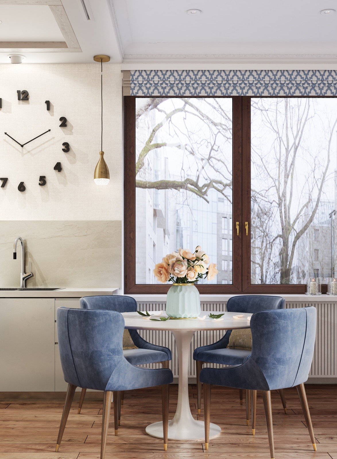 Уютная квартира в светлых тонах