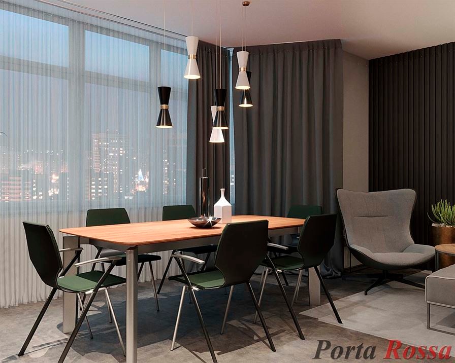 Apartment design in Loft style (64 sq.m)