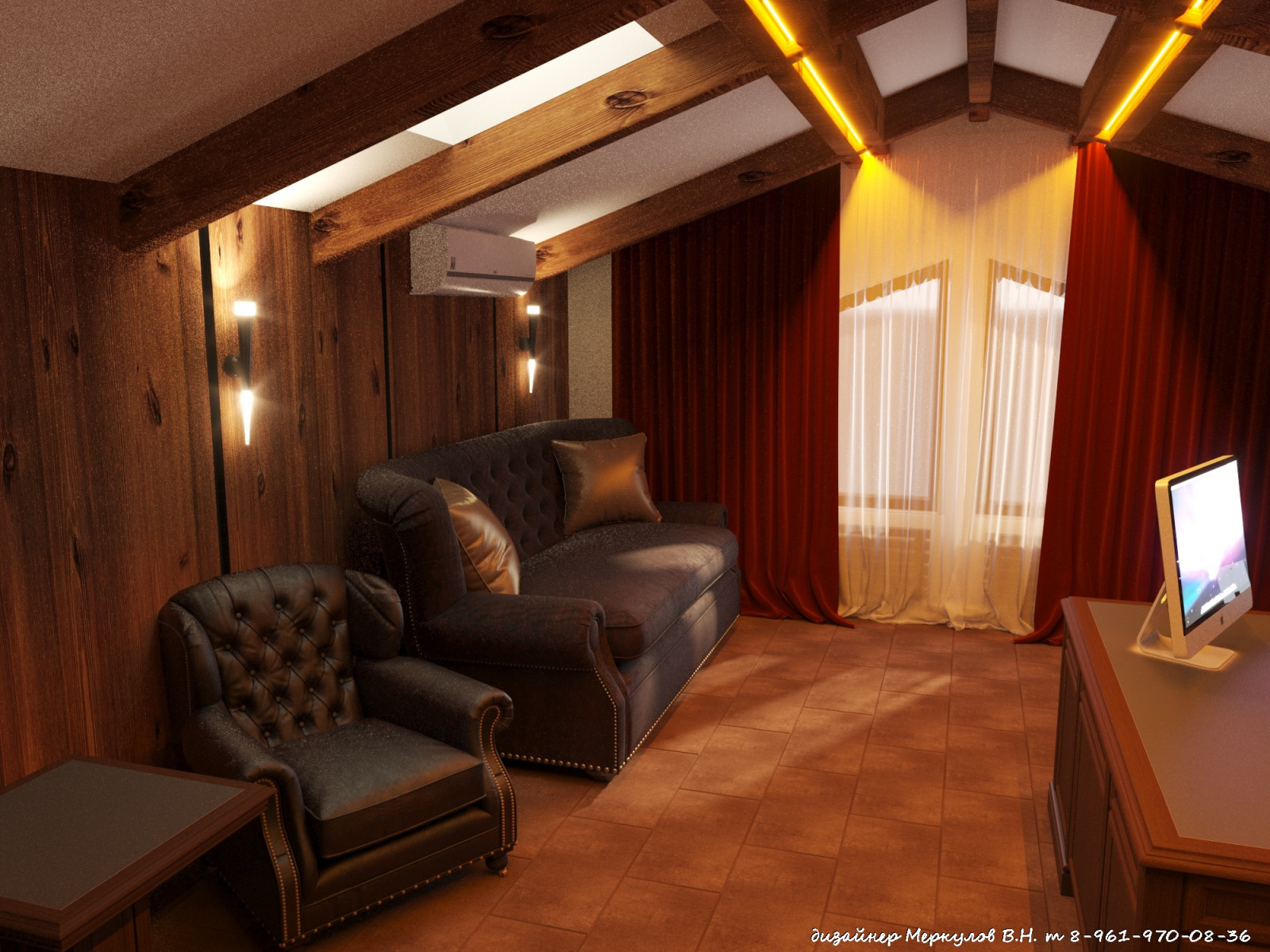 Дизайн проект кабинета №1