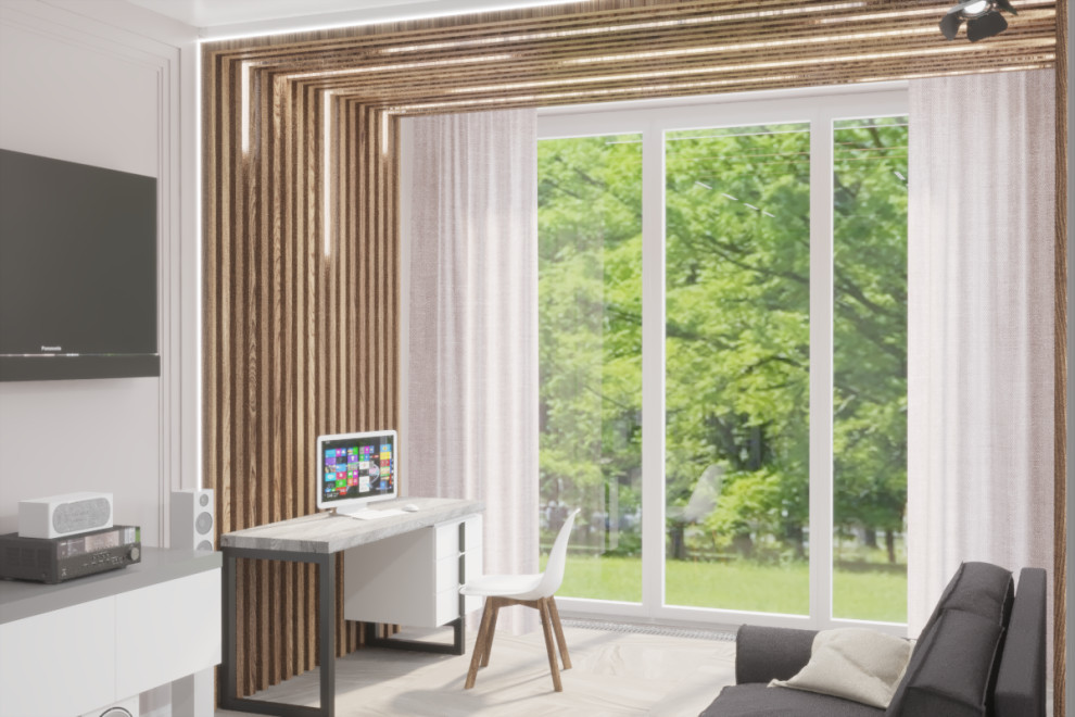 Проект интерьера двухэтажного дома