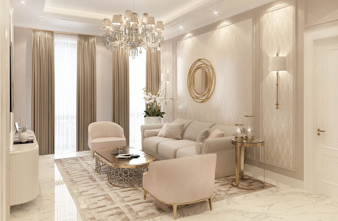 Обложка проекта: Квартира в ЖК "Снегири Эко "