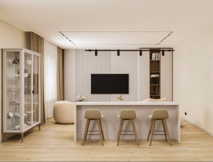 Обложка проекта: Квартира в стиле Джапанди