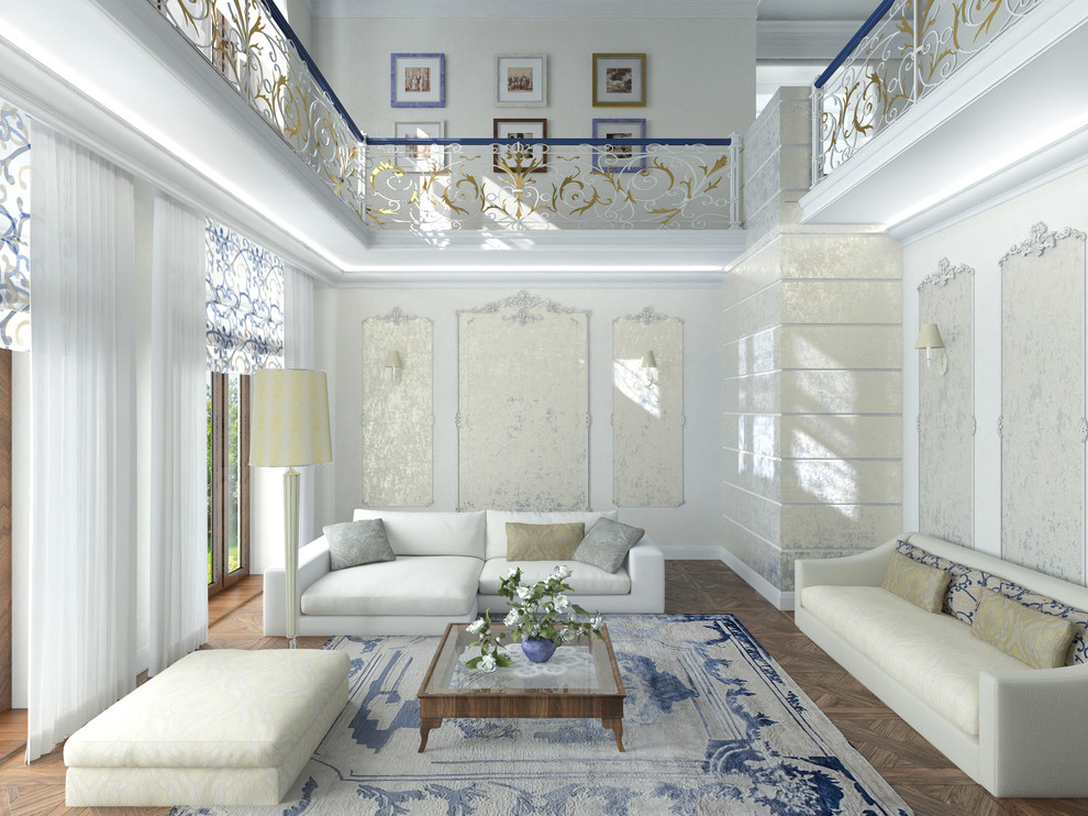 Обложка проекта: Гостиная в загородном доме