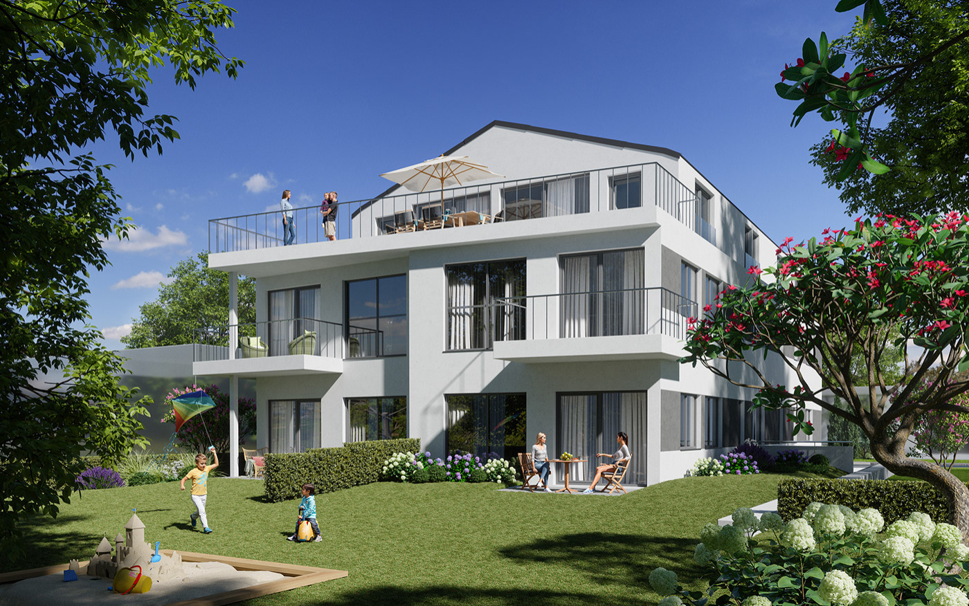 Mehrfamilienhaus in  Kriftel mit 7 Wohneinheiten und Tiefgarage