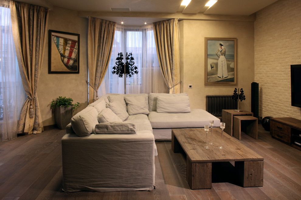 Обложка проекта: Интерьер 2-х этажной квартиры на Андреевской набережной