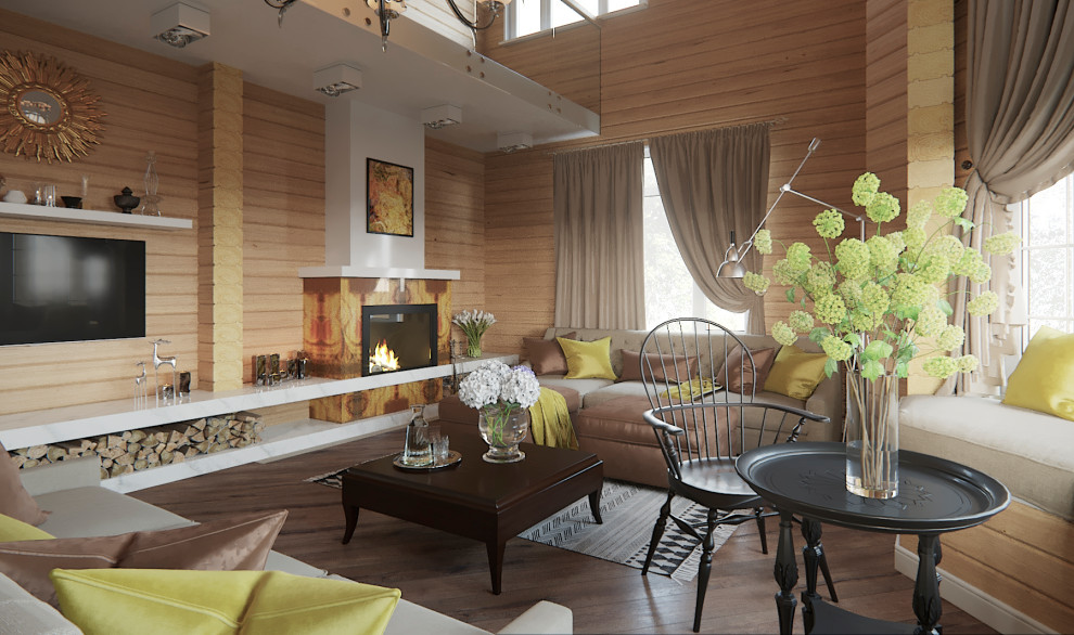 Коттедж из бруса в Москве