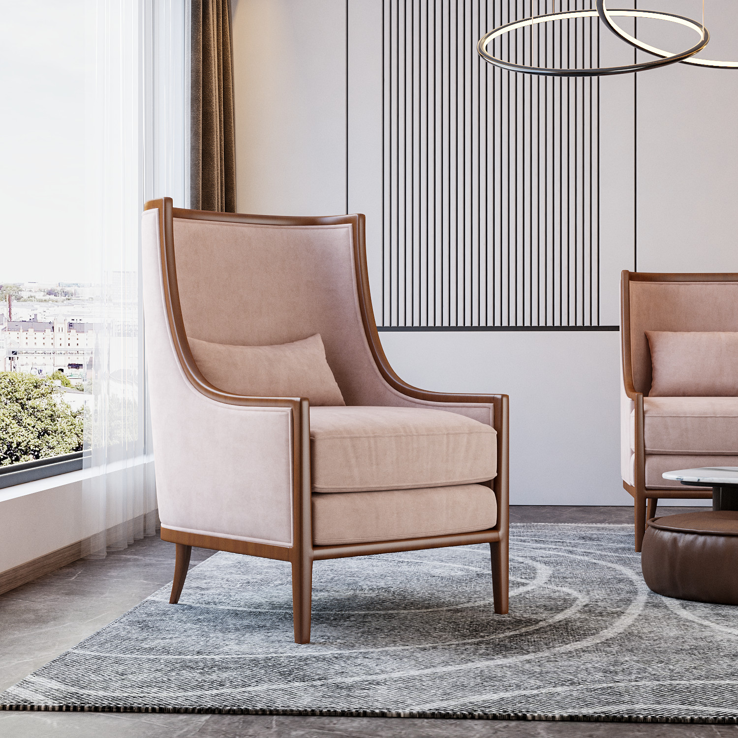 Обложка проекта: Дизайнерское кресло Мериме 1