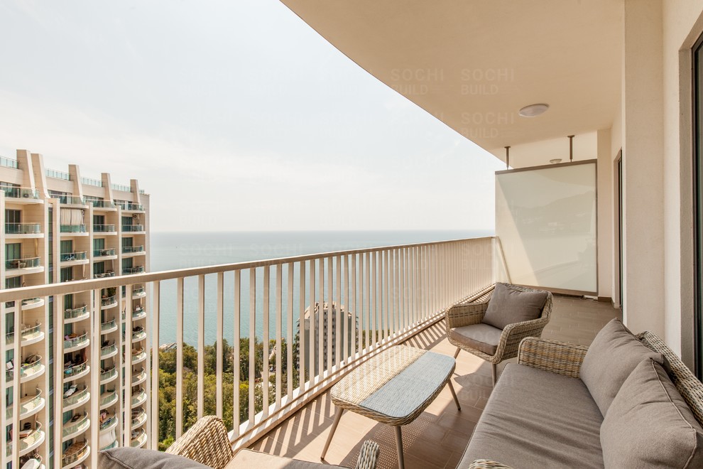 Квартира в ЖК «Актер Гэлакси», 78м², стиль: современная классика. Сочи