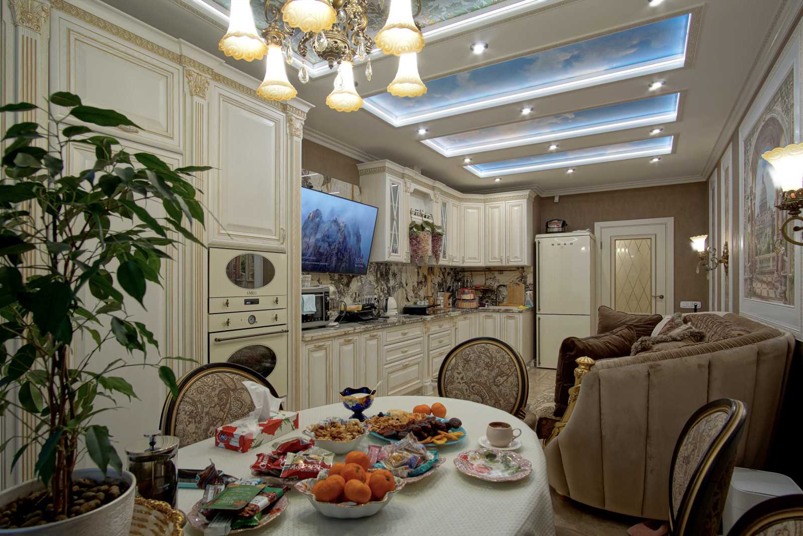 ГОТОВЫЙ РЕМОНТ КВАРТИРЫ 260 КВ.М В ЖК "ТУРГЕНЕВ" Г.КРАСНОДАР