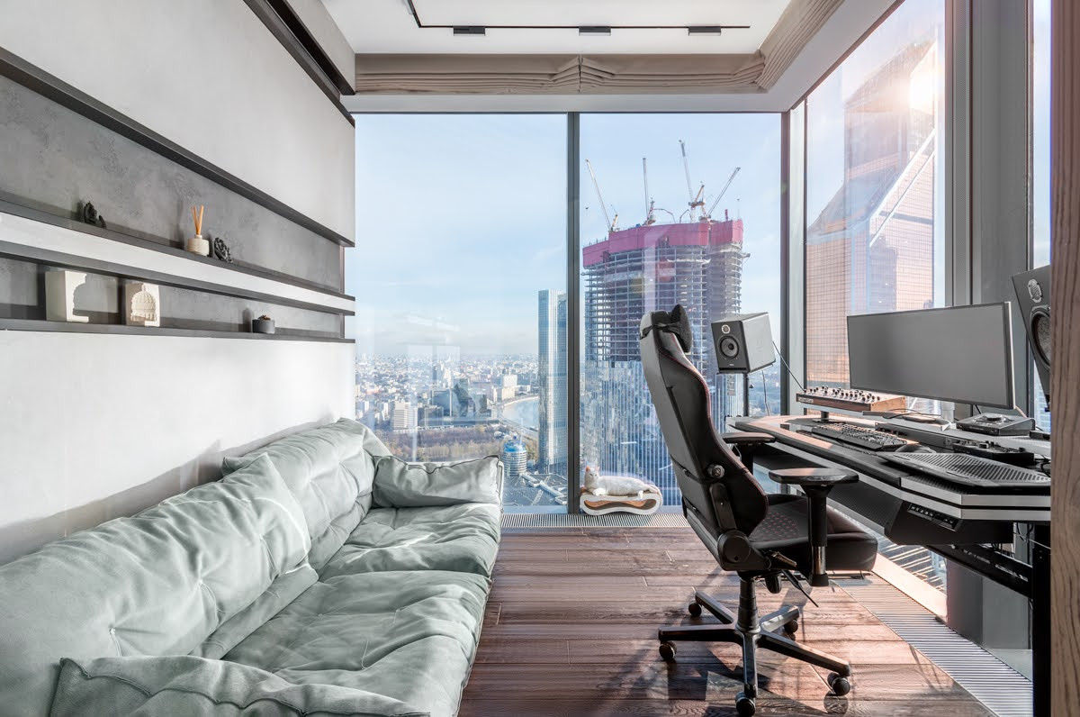 Обложка проекта: Нестандартное решение для кабинета