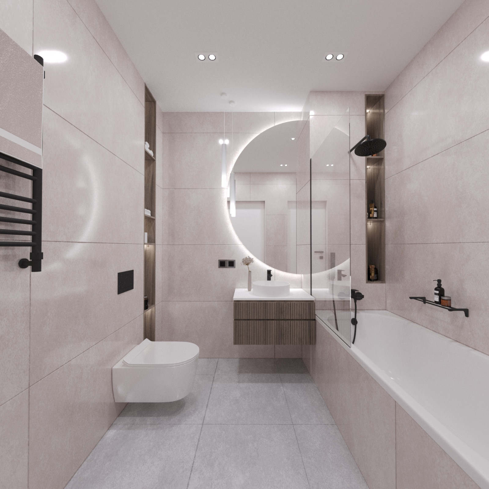 Проект 3-ком. квартиры для молодой пары