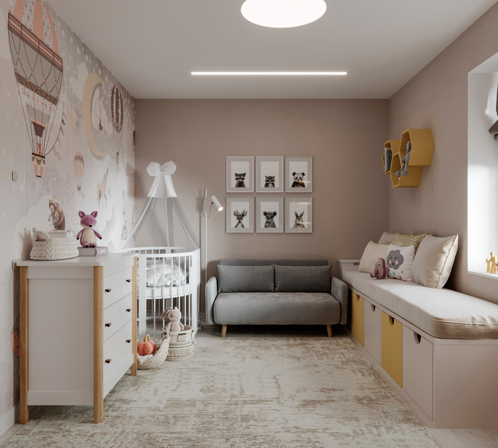 Четырехкомнатная квартира в Мегаполисе