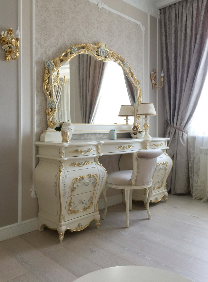 Дизайн интерьера дома в классическом стиле. Реализованный проект.