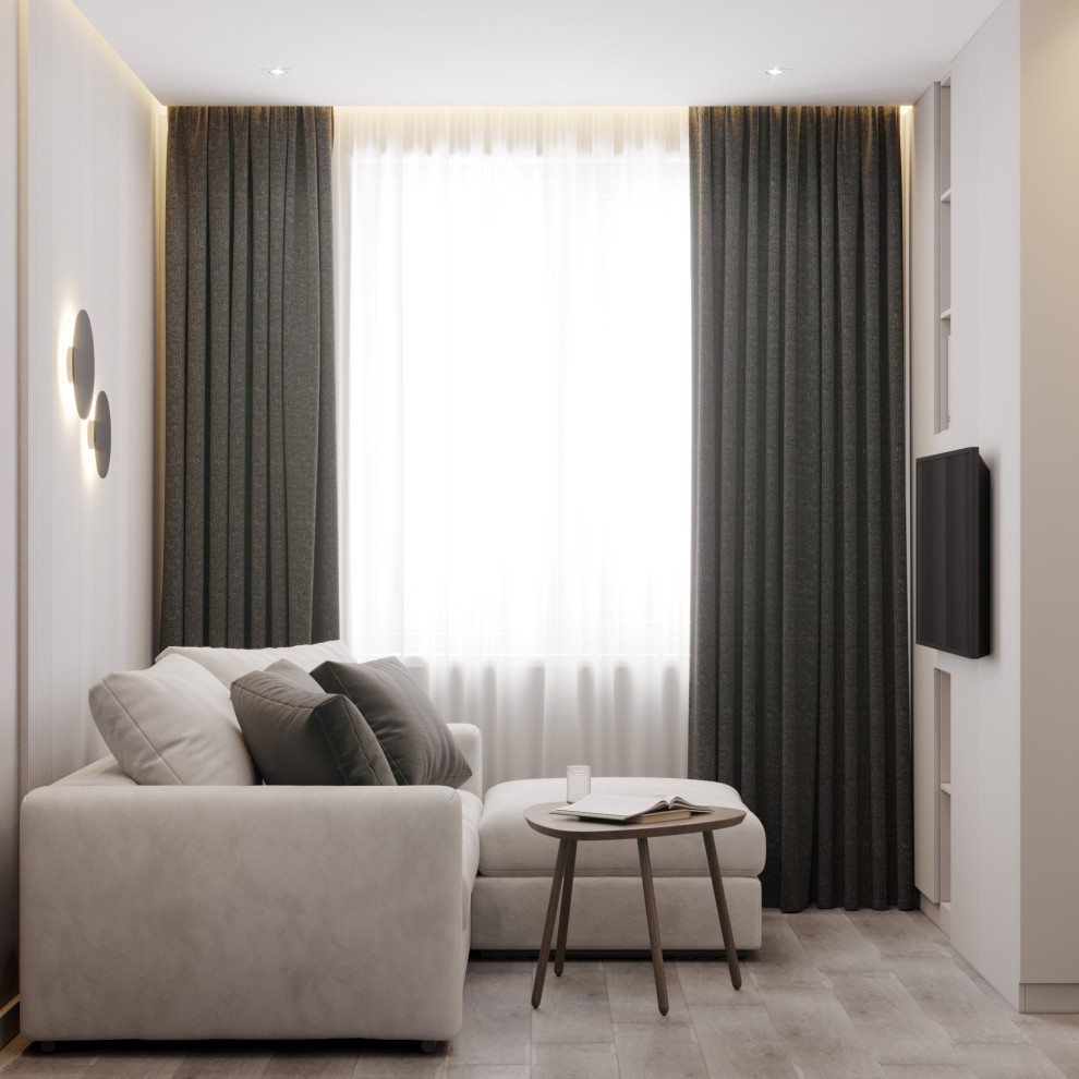 Дизайн гостиной в ЖК Арсенал г. Пермь