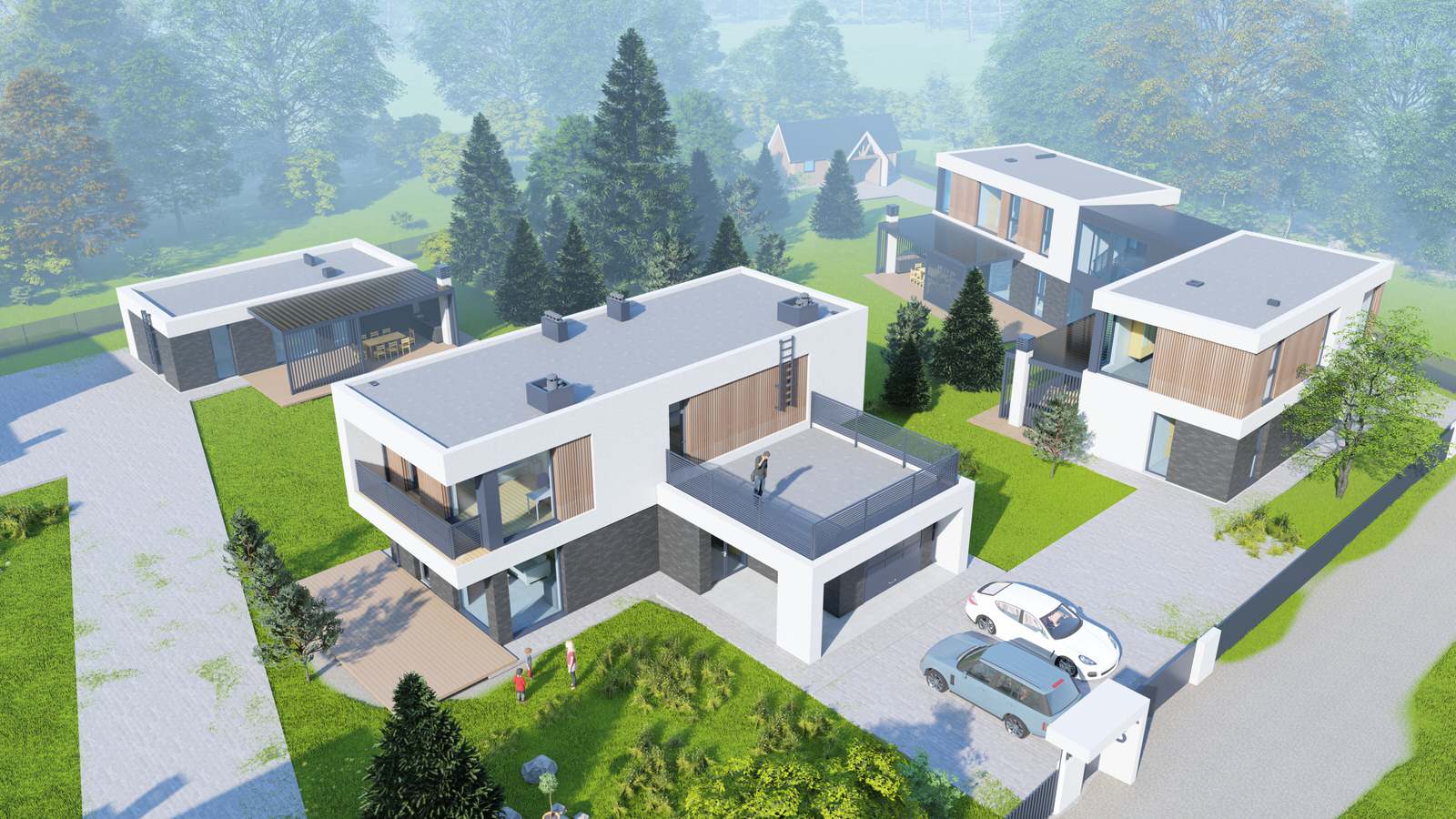 Complex of modern houses Ust-Kachka