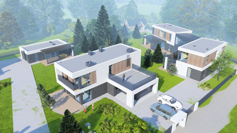 Complex of modern houses Ust-Kachka