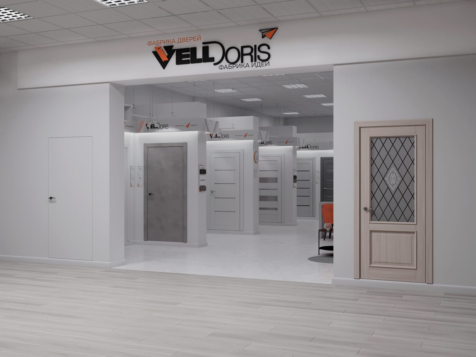 Проект магазина дверей Velldoris в г.Новосибирск