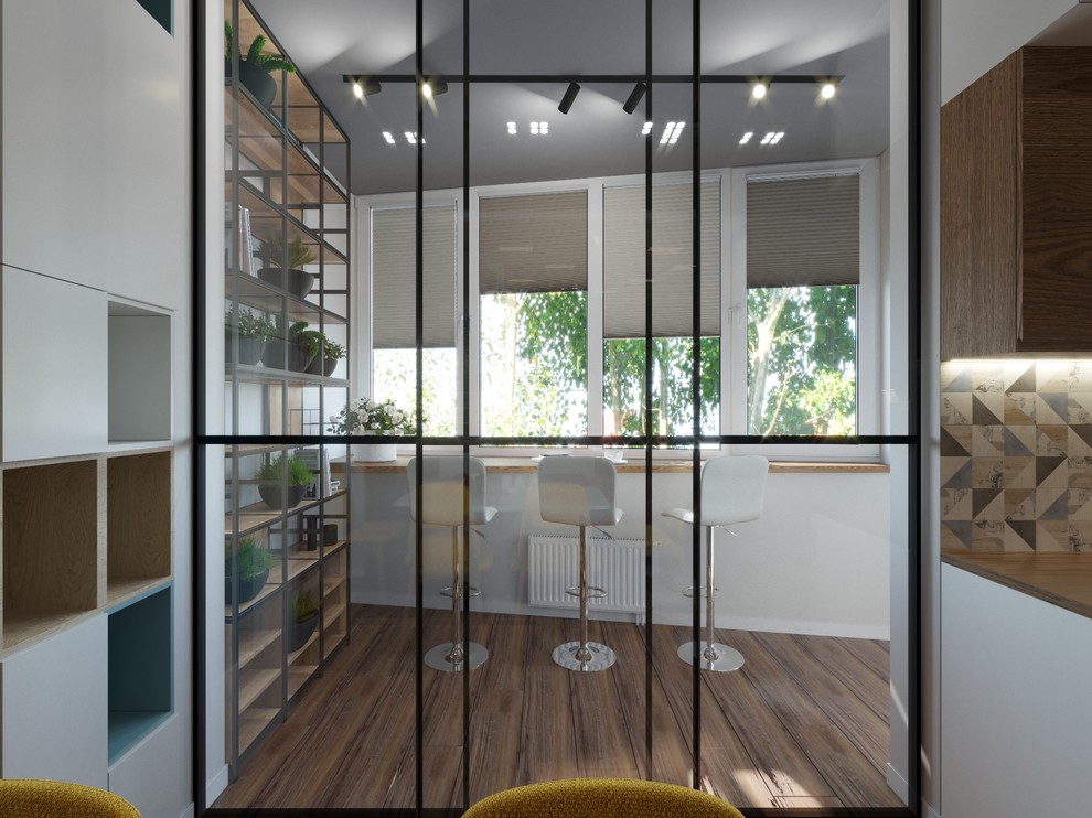 Дизайн интерьера балкона для квартиры по ул.Садовая