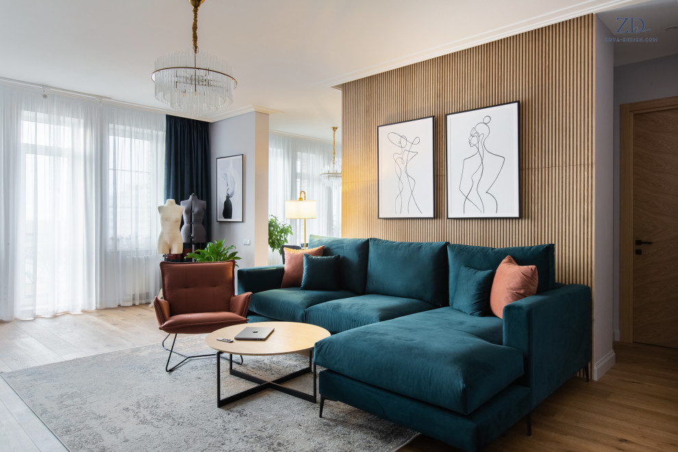 Обложка проекта: Цвет в интерьере, квартира в Куркино.