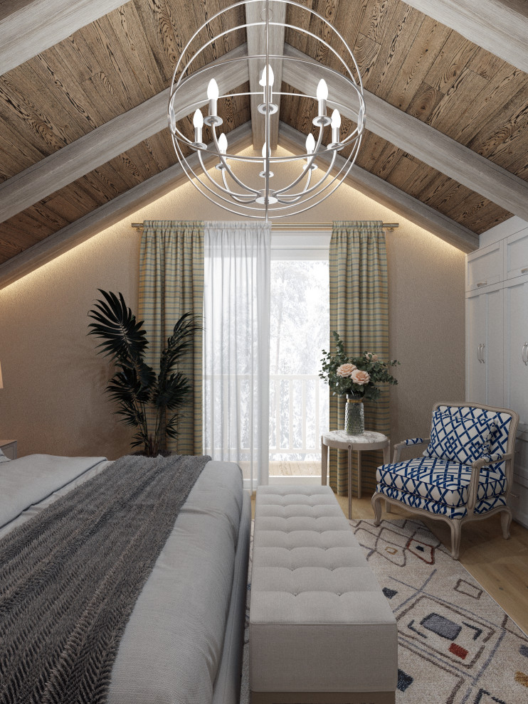 Дизайн проект каркасного дома в коттеджном поселке "Чайка", Московская область