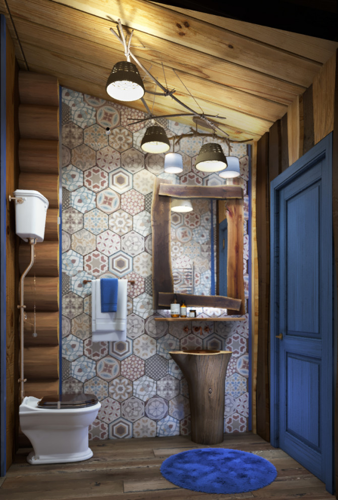 Гостевой деревянный домик, 2 этажа,