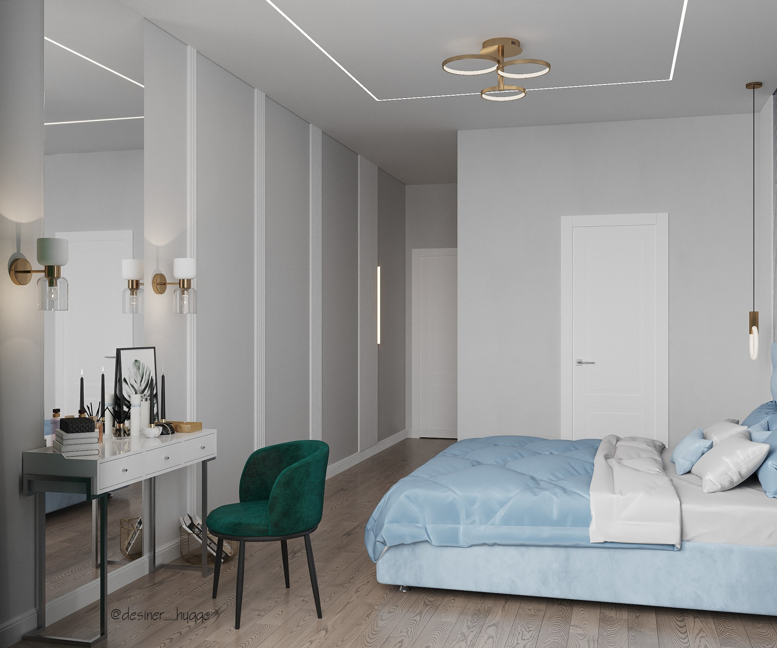 Спальня с фотообоями