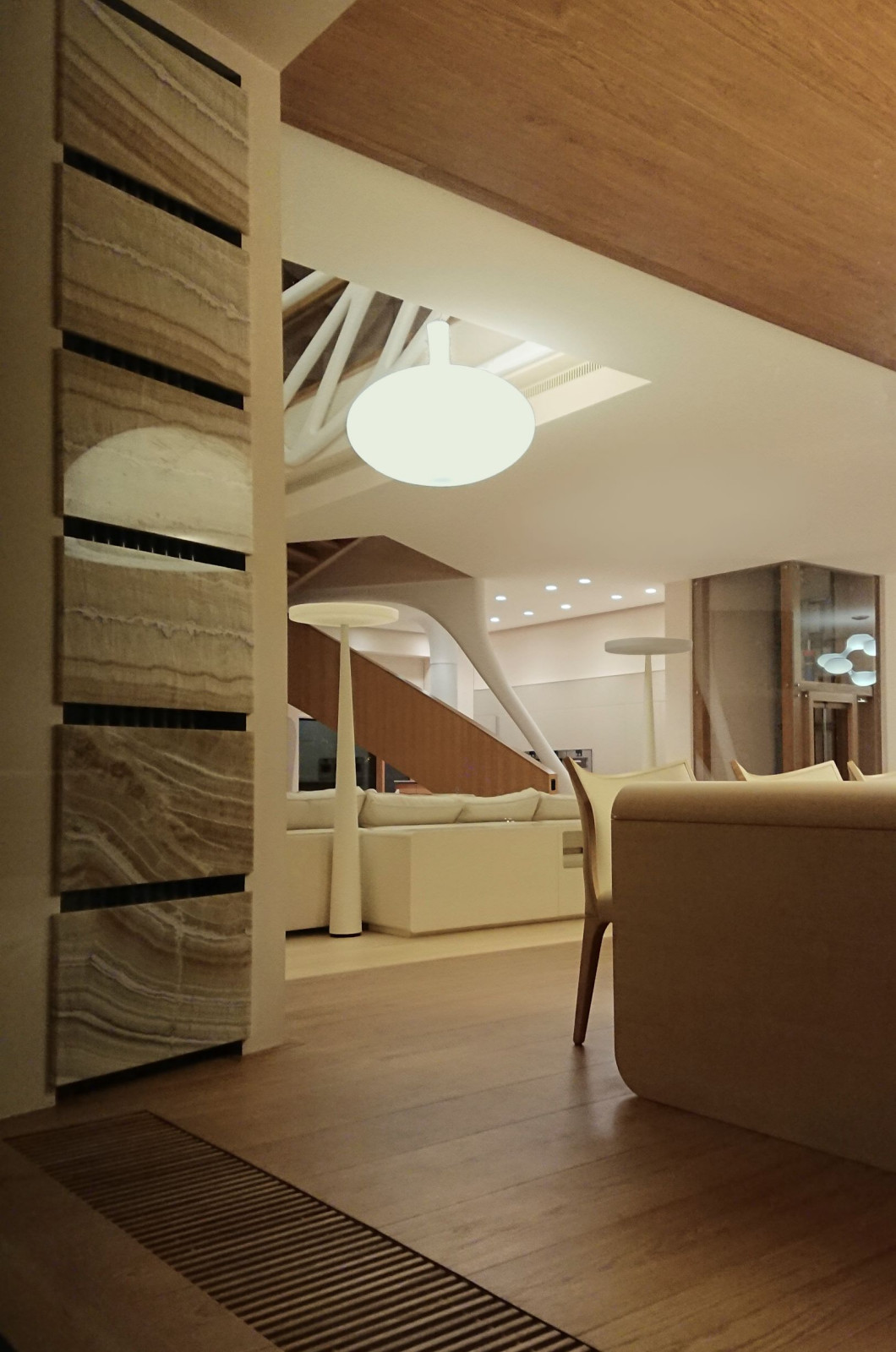 House in a pine forest