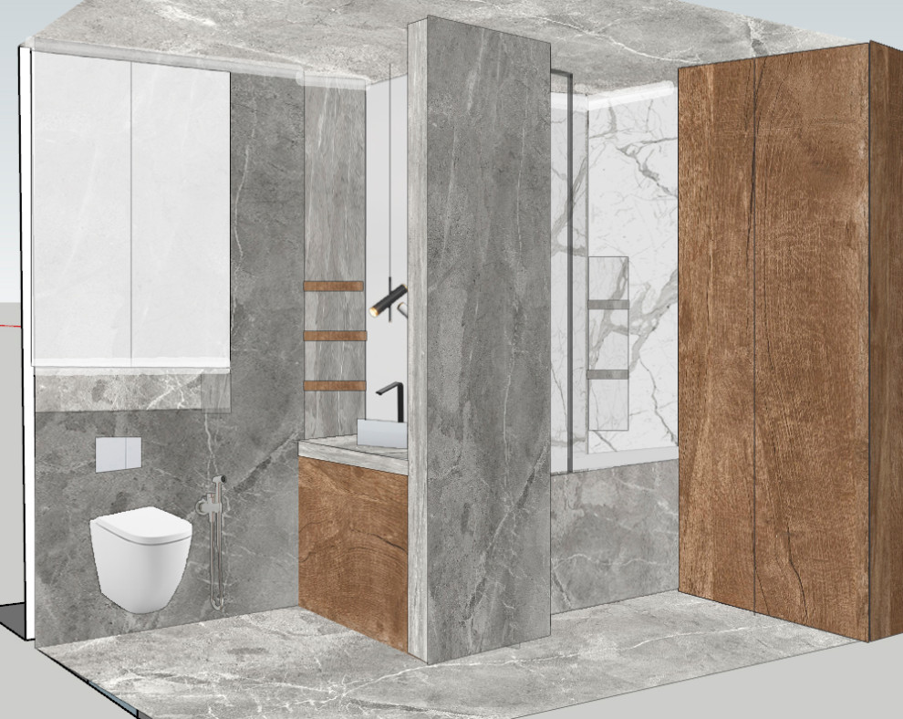 3D коллаж ванной комнаты (ЦАиД "Первый формат")