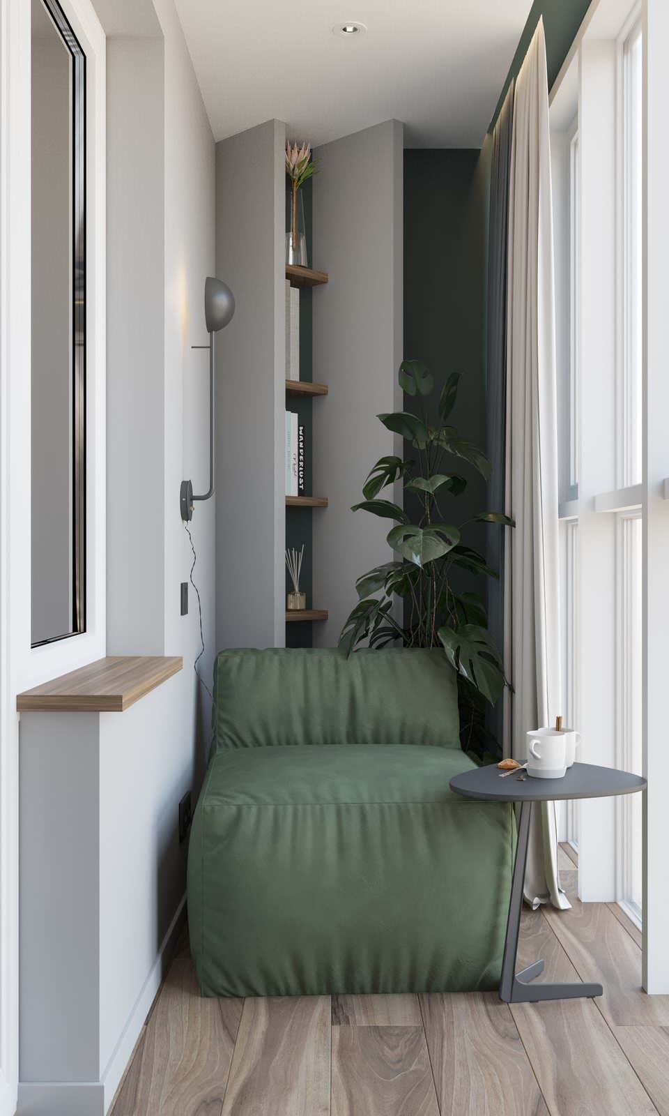 Проект двухкомнатной квартиры #urban_inspiration
