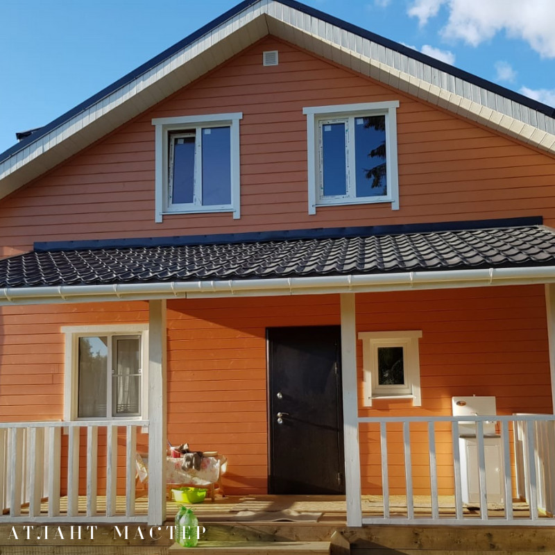 Покраска дома 12