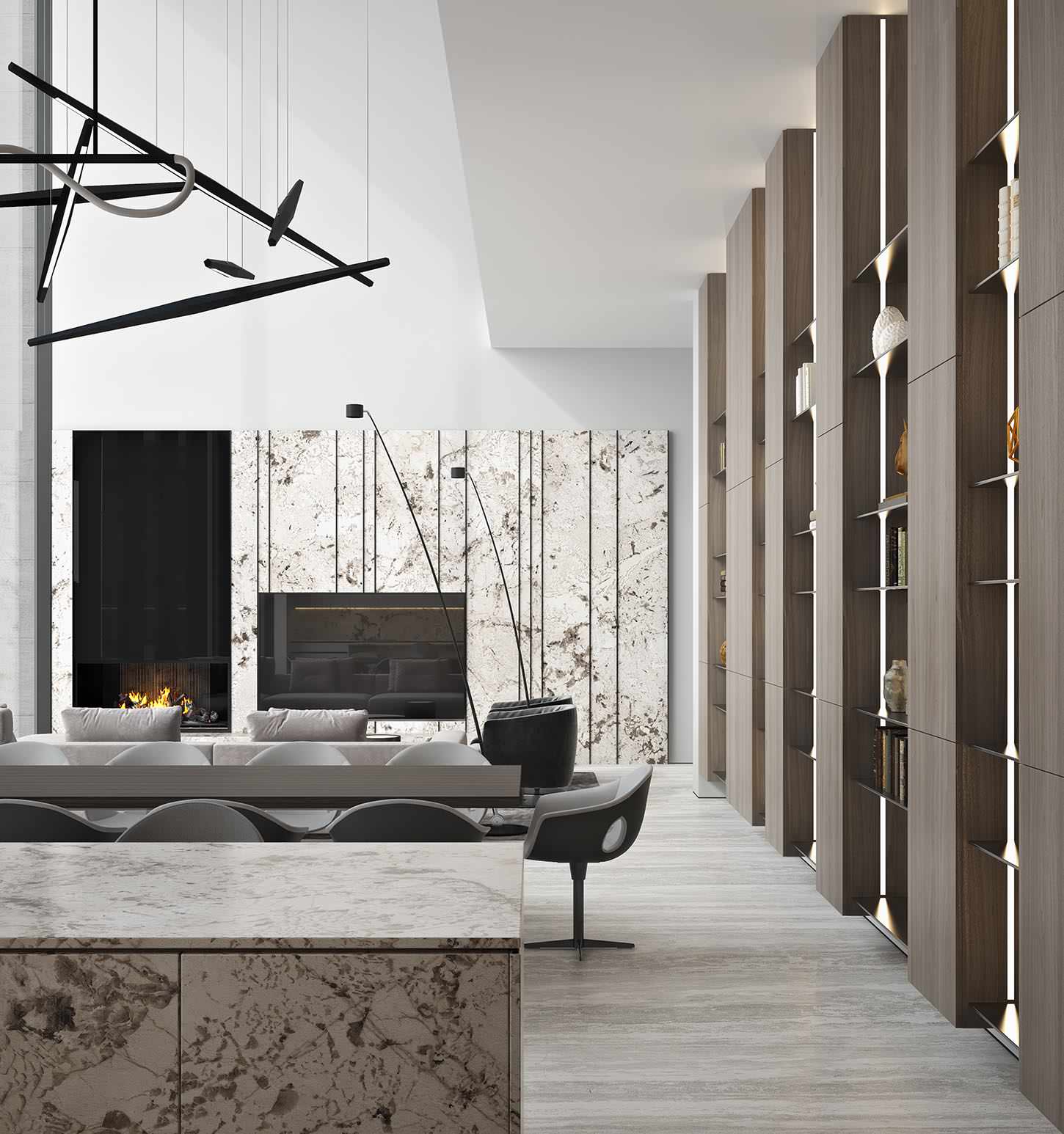 Модерн в 2 этажа