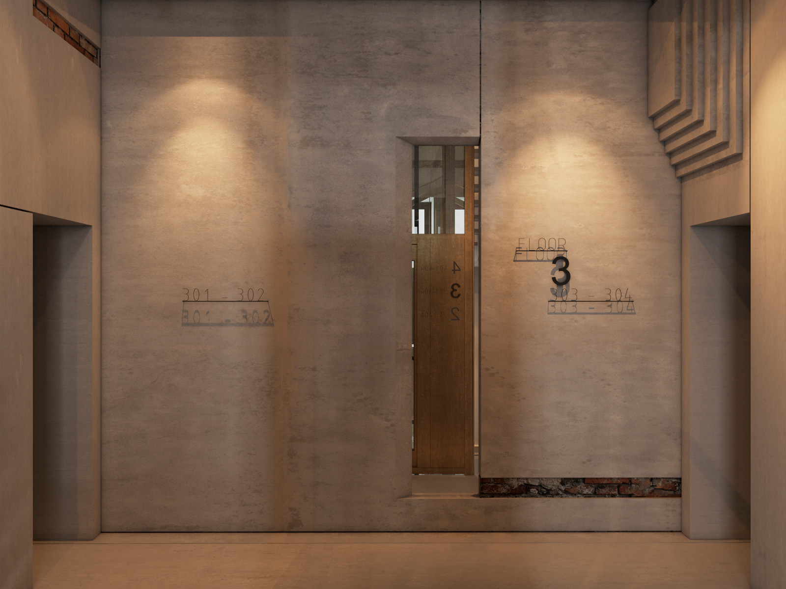 Лестница в апарт-отеле