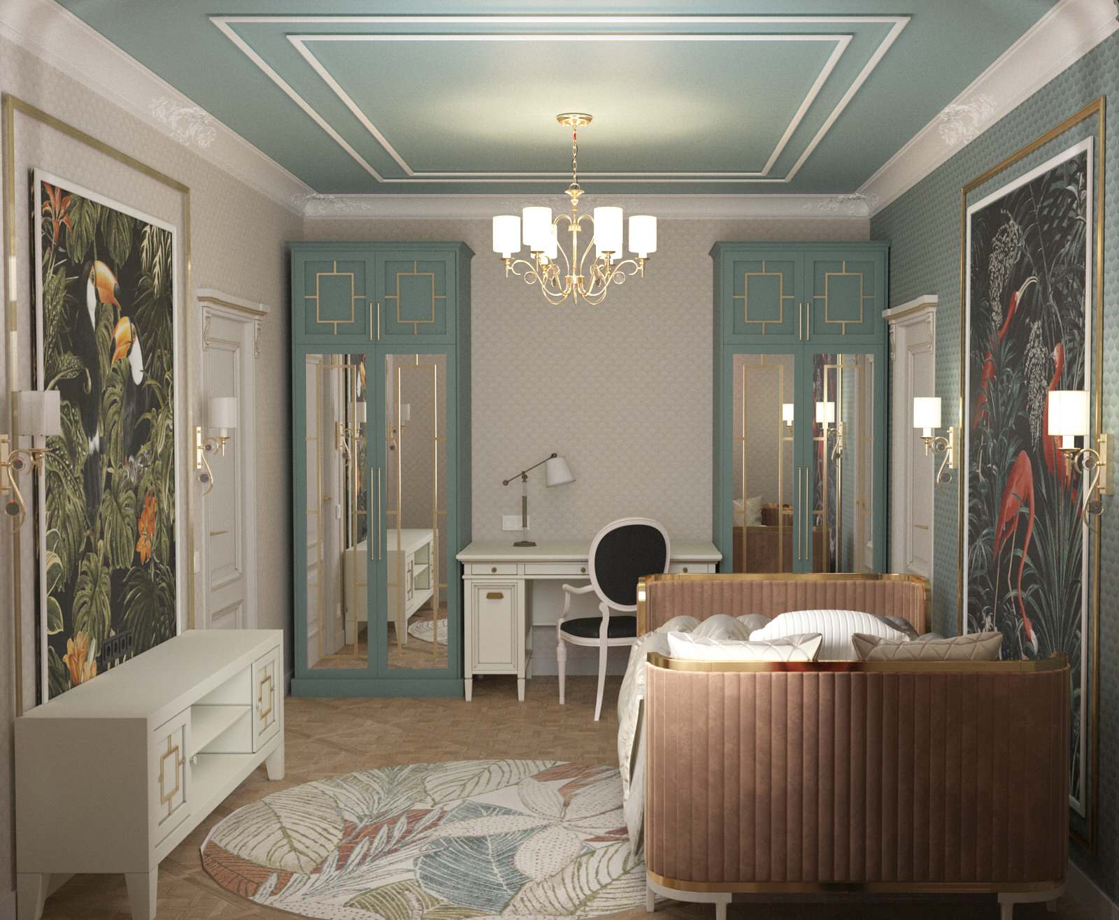 Обложка проекта: Дом в стиле барокко (ампир)