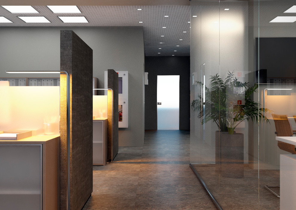 Офис 300м2 в стиле лофт