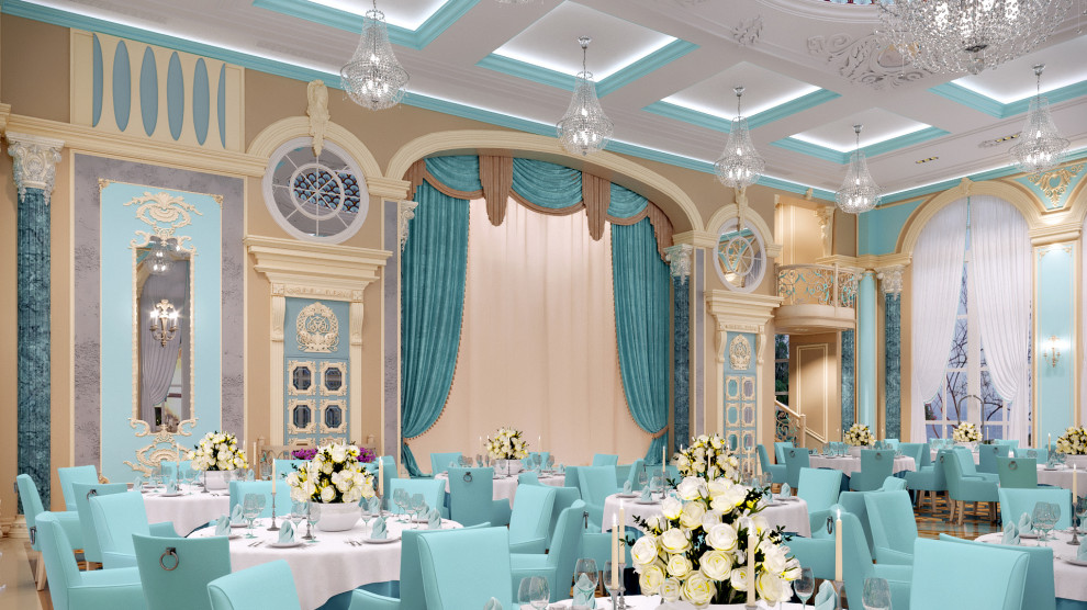 ПРОЕКТ - итальянский павильон , чАСТНЫЙ банкетный зал НА 150 ЧЕЛ