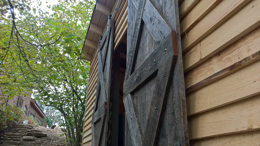 Амбарные раздвижные двери для амбара