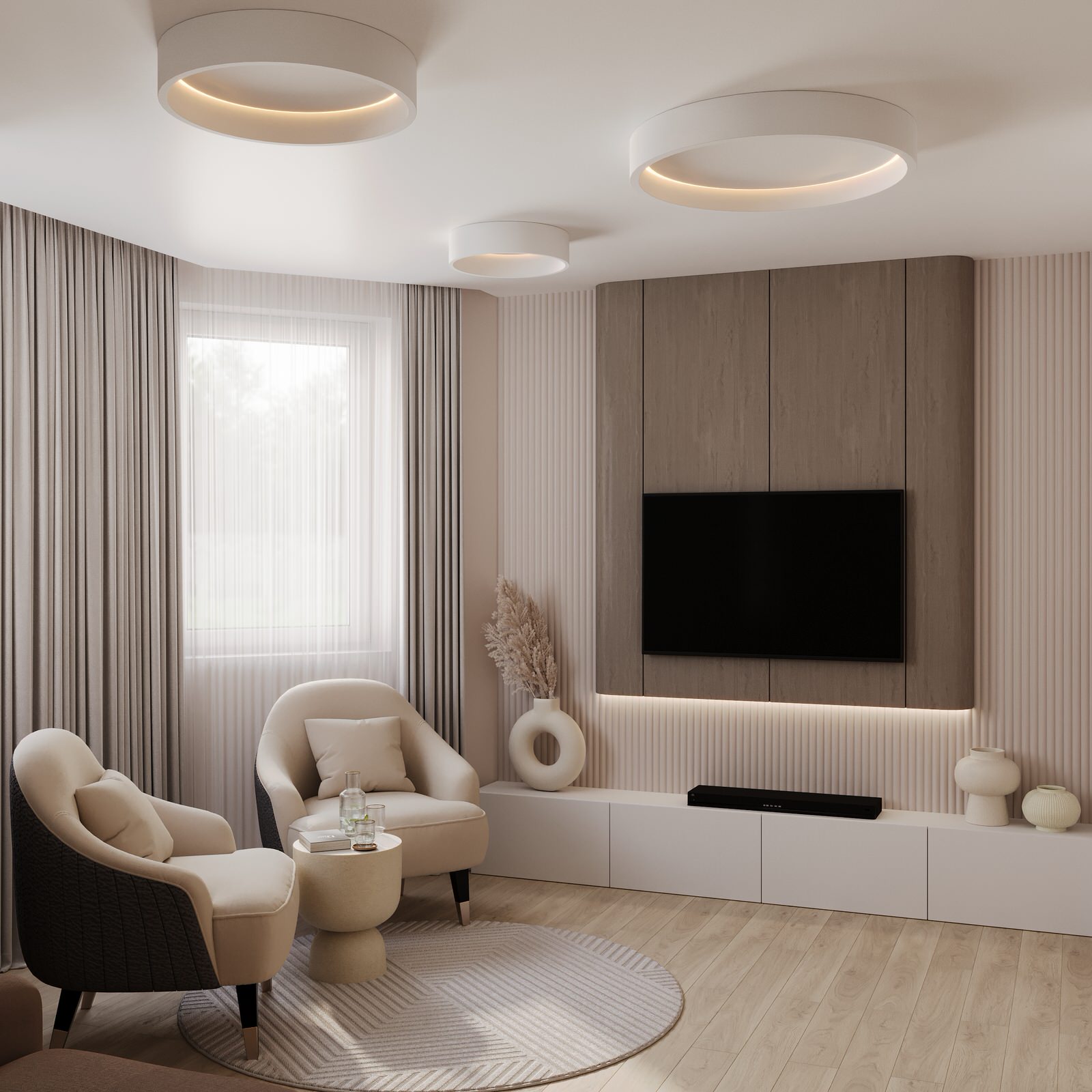 Обложка проекта: кухня-гостиная ул Радищева