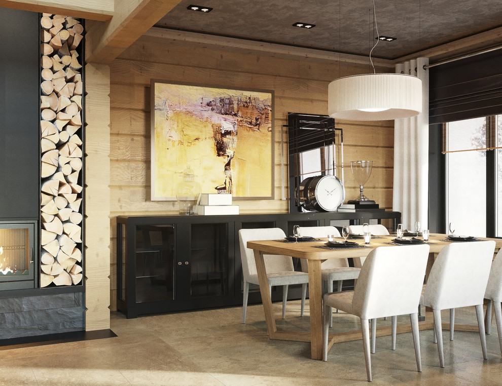 Дом элементами современного шале