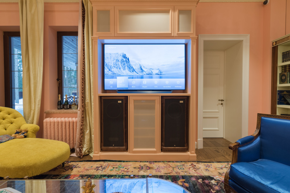 Обложка проекта: Домашний кинотеатр и караоке-система в КП «Новогорск-7»