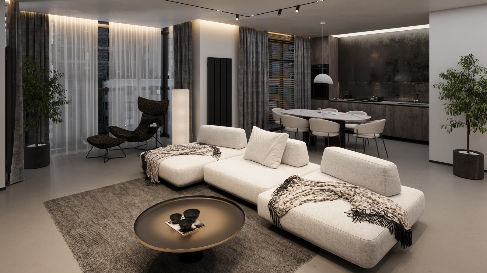 Гостиная Визуализация