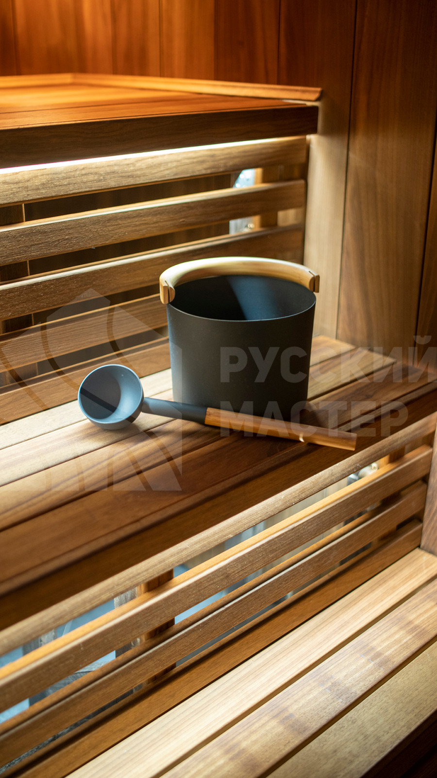 Обзор парной из экзотической и редкой древесины Фраке