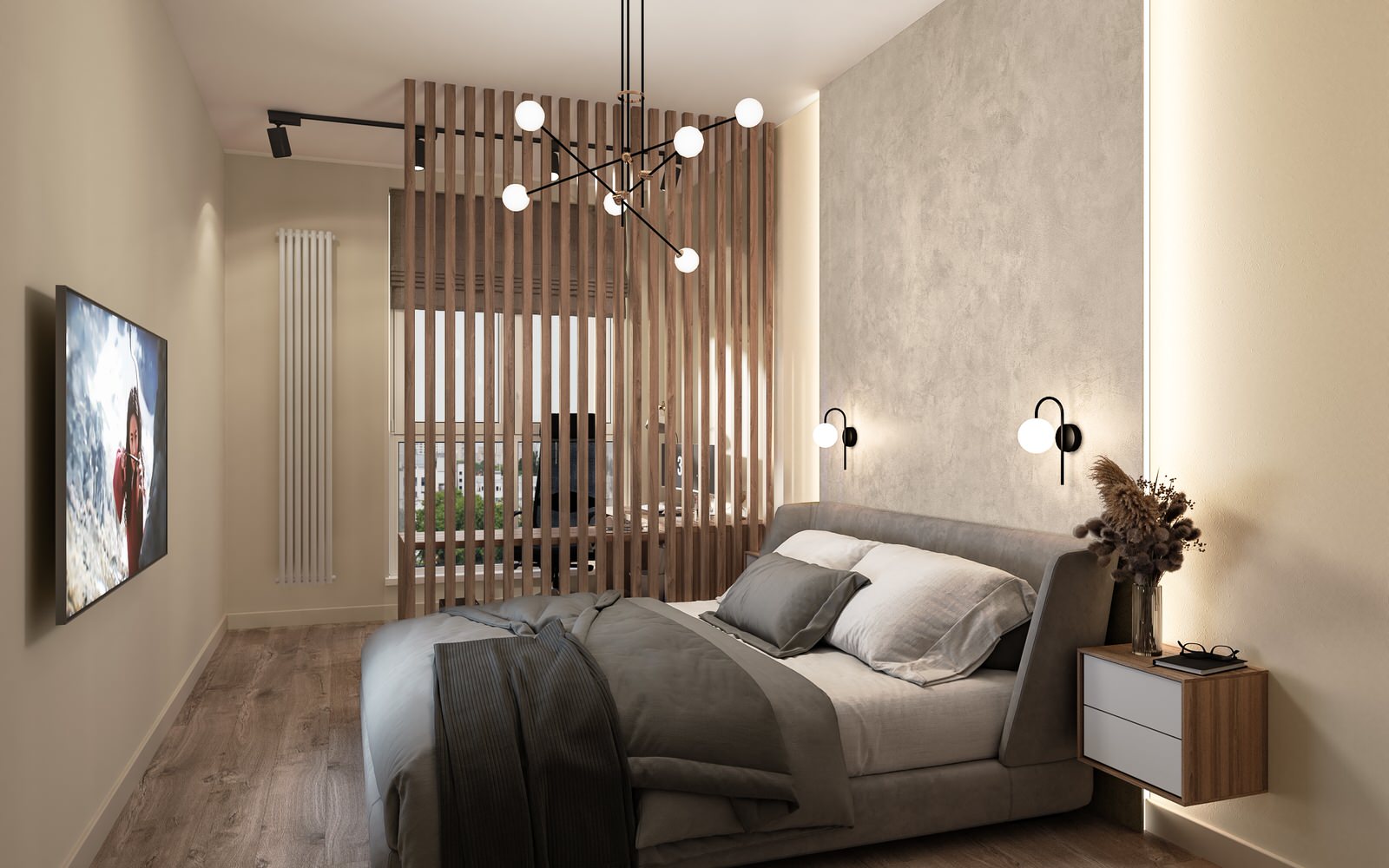 ЖК Скандинавия, 80 м2, двухкомнатная квартира