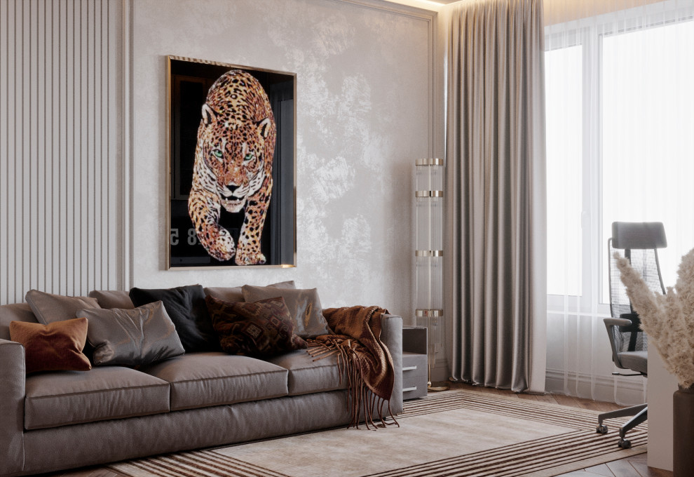 ДИЗАЙН ИНТЕРЬЕРА КВАРТИРЫ В ЖК РОДНОЙ ГОРОД. ВОРОНЦОВСКИЙ ПАРК, 114 КВ.М