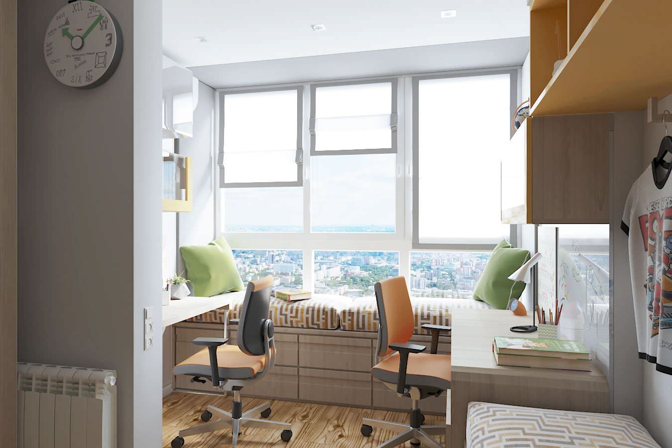 Детская комната для двух мальчиков "Лучезарный"