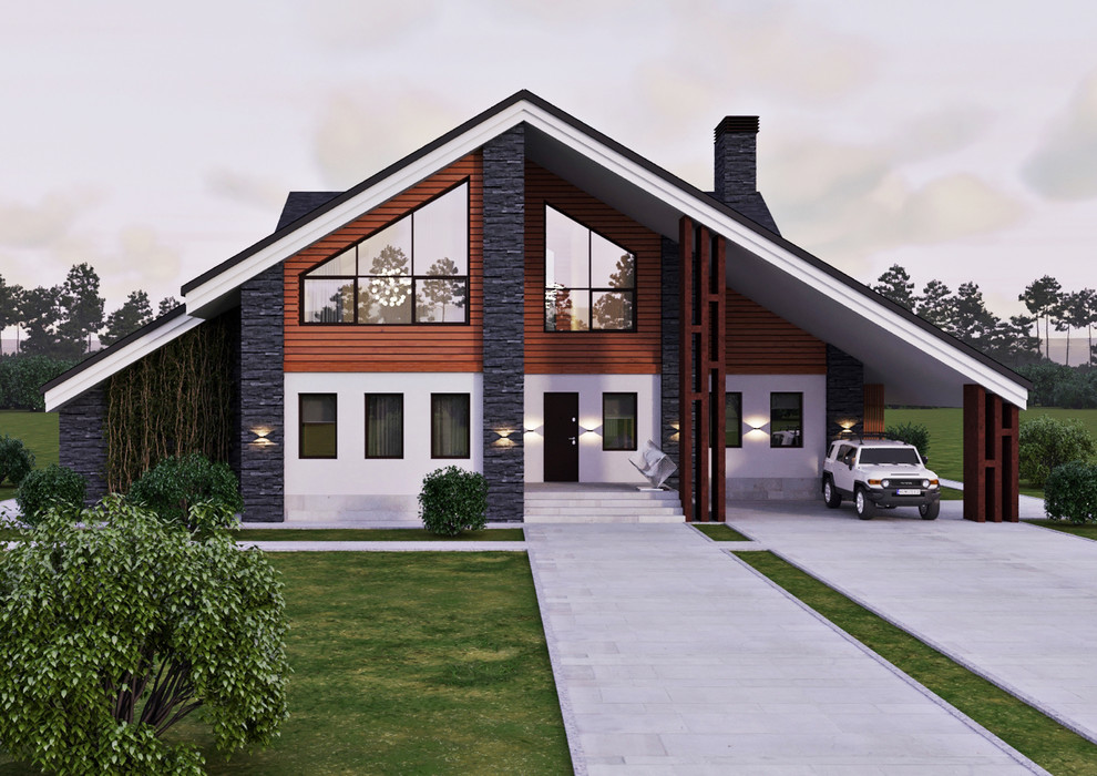 Обложка проекта: Коттедж в Подмосковье