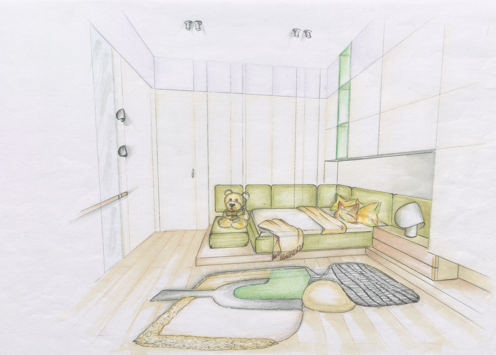 Secret Place. Эскизный проект (ручная подача)