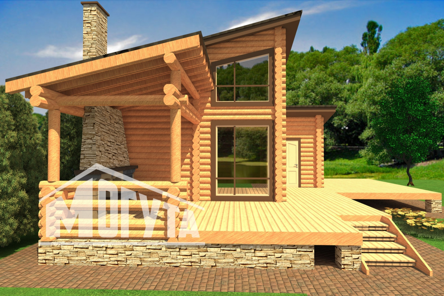 Дом-баня с комнатой отдыха Здравица-123