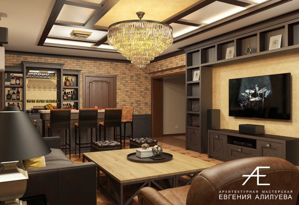 Комната отдыха в доме в пос, Сосновка