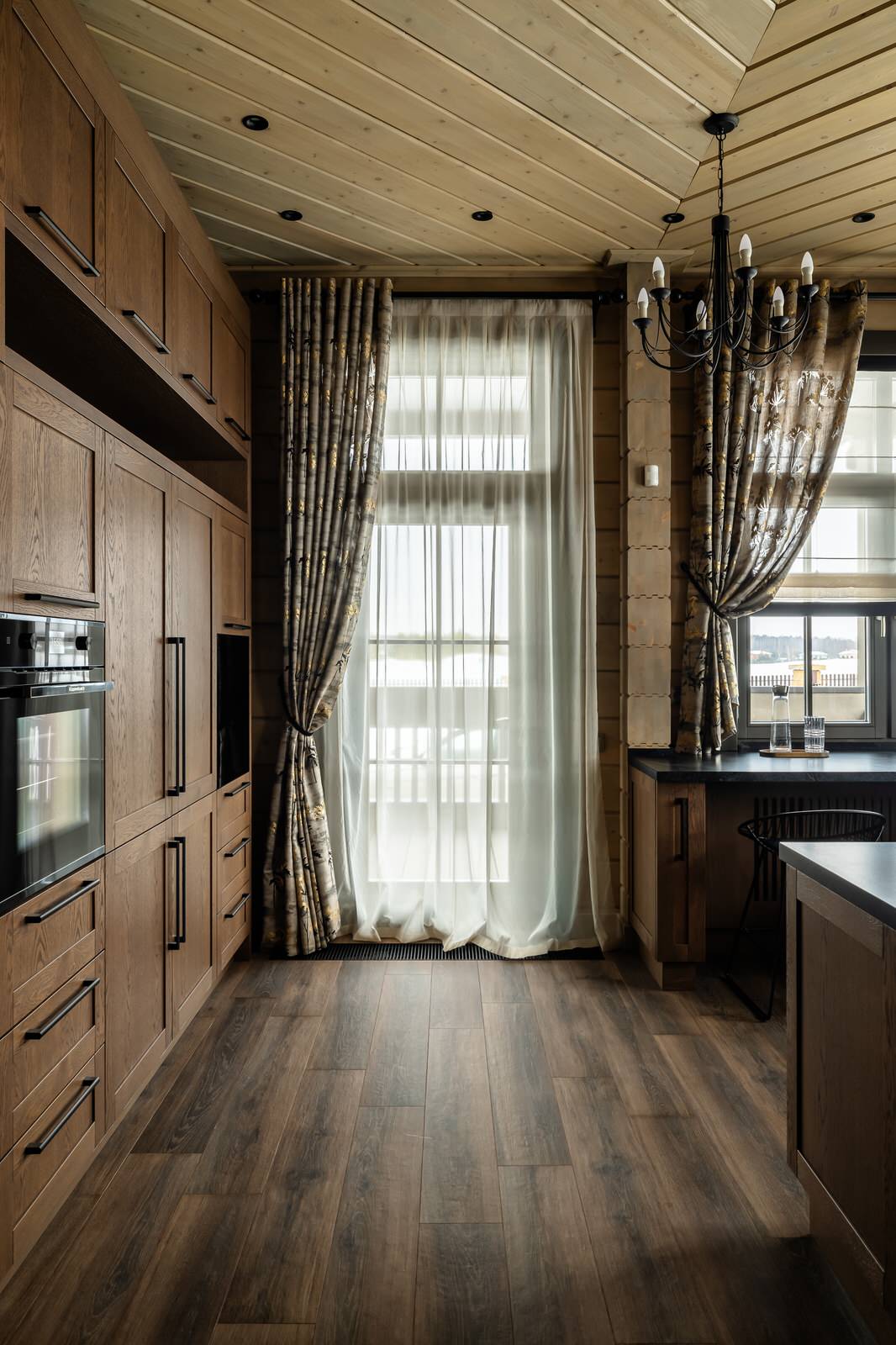 Кухня из массива дуба