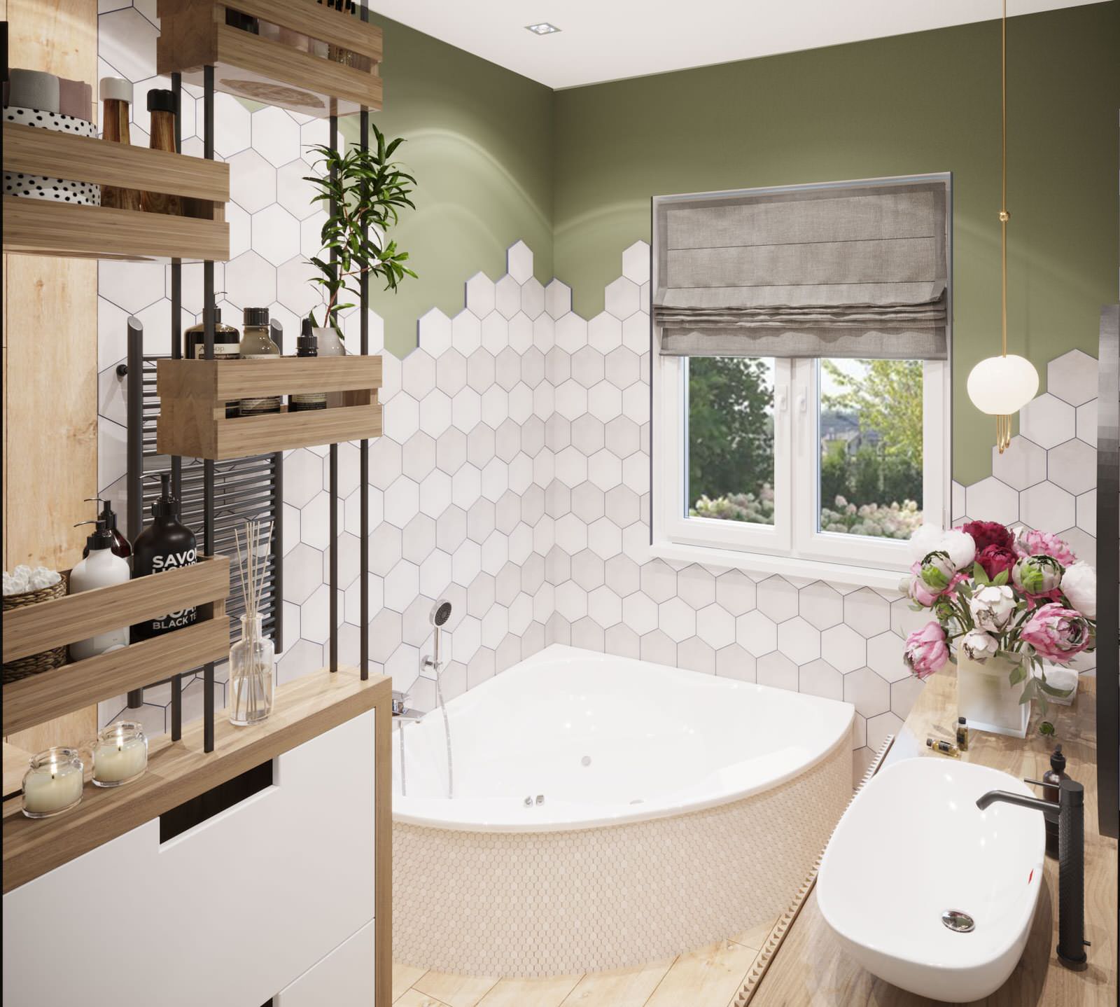 интерьер коттеджа в Подмосковье